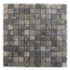 Forest grey mosaic tiles on white background