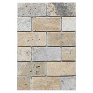 Beautiful rectangle bricks on a white background