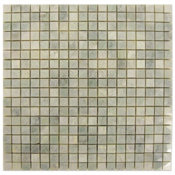 Ming green mosaic half by half design tiles