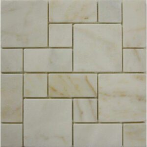 Afyon sugar mosaic roman pattern tumbled tiles