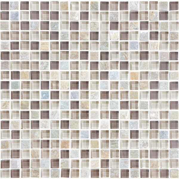 A Cotton Wood Glass Slate Designer tiles