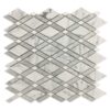 Bianco Carrara Lattice tiles on display